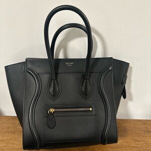 Celine Black Leather Women's Bag